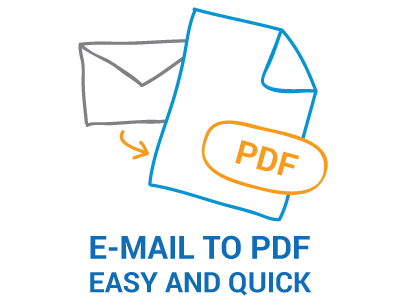 Email to PDF banner