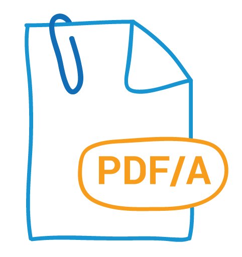 PDF met PDF/a logo