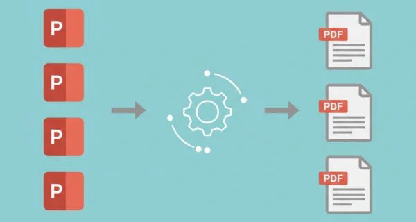 Batch conversion for multiple presentations