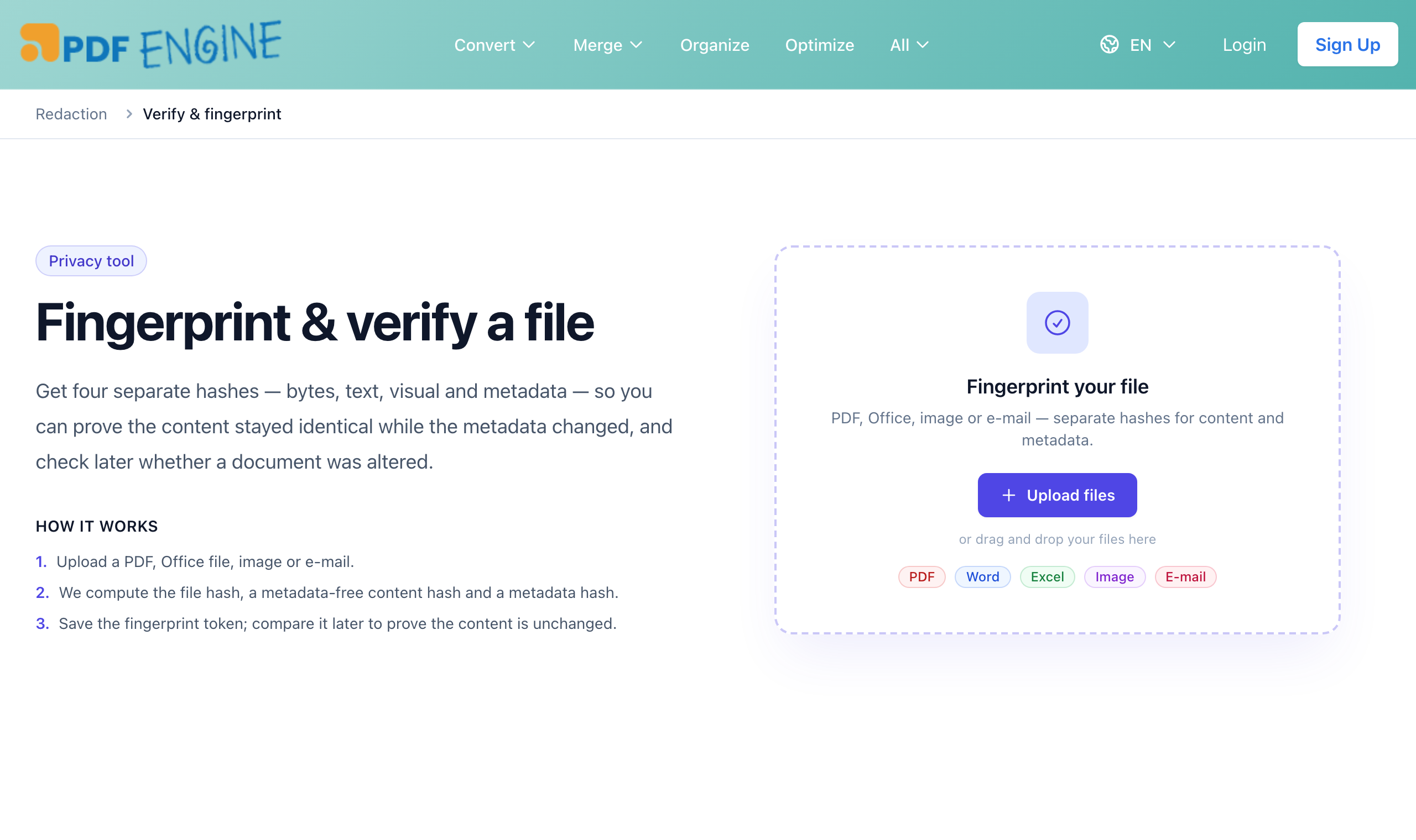 How to Prove Two PDFs Are Identical (or That One Wasn't Altered): Fingerprints and Hashes