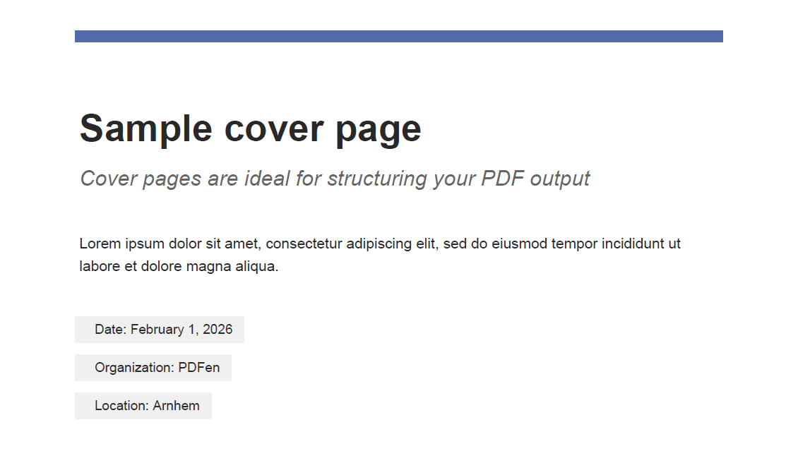Why You Should Add a Cover Page to Your PDF
